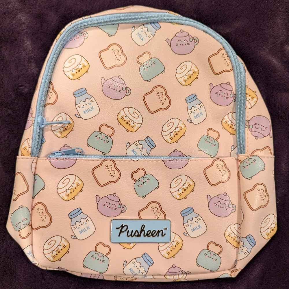 NWT Pusheen® Claire's exclusive breakfast printed backpack